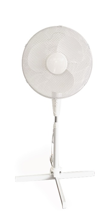 Standing fan Fan Ø40cm white 45W