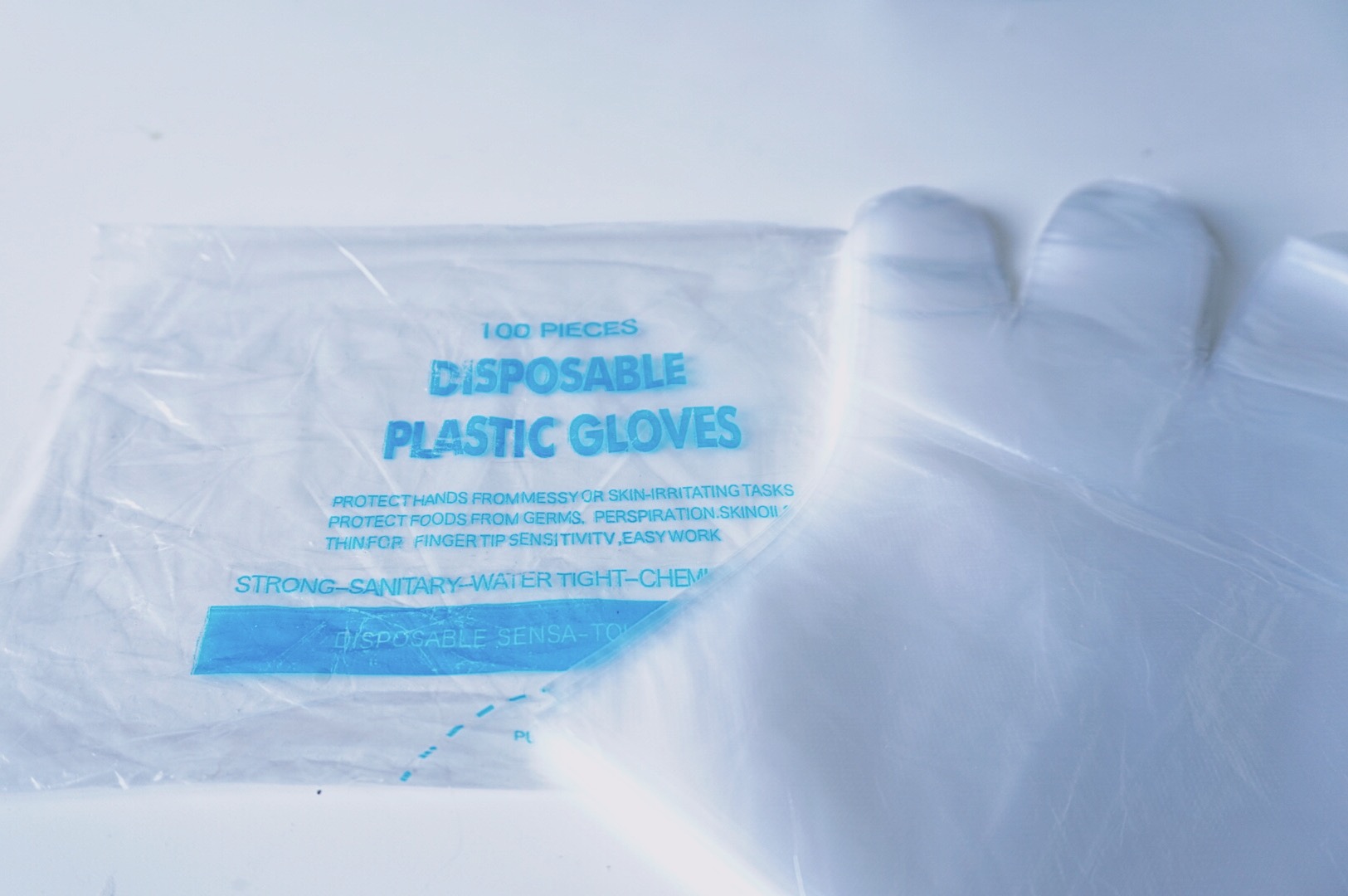 Disposable gloves foil gloves 100 pcs pack