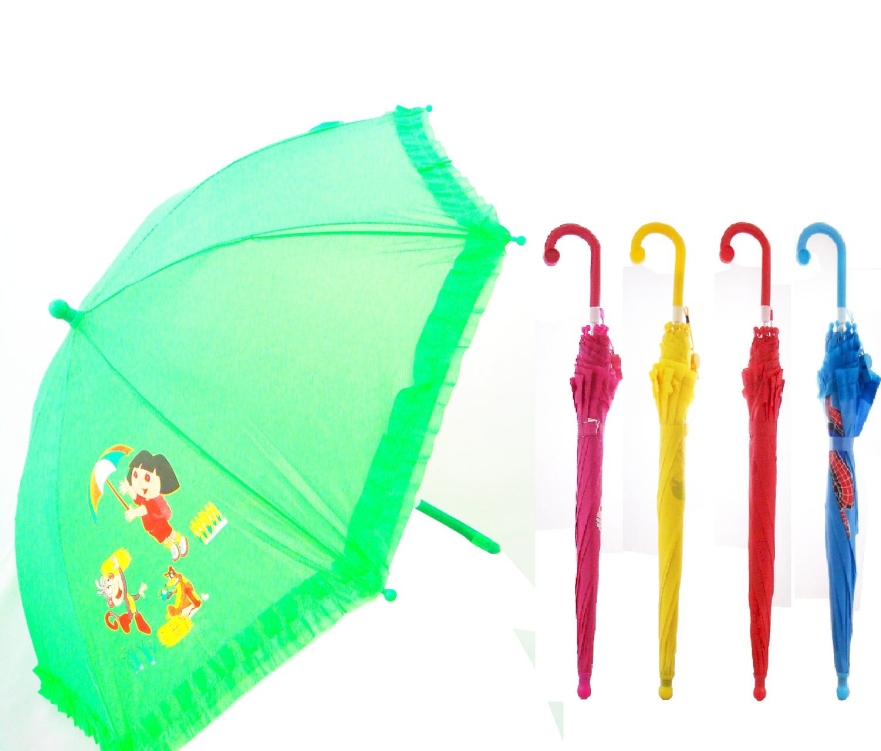 Kinder-Regenschirm ø 70cm in verschiedenen Farben und Motiven
