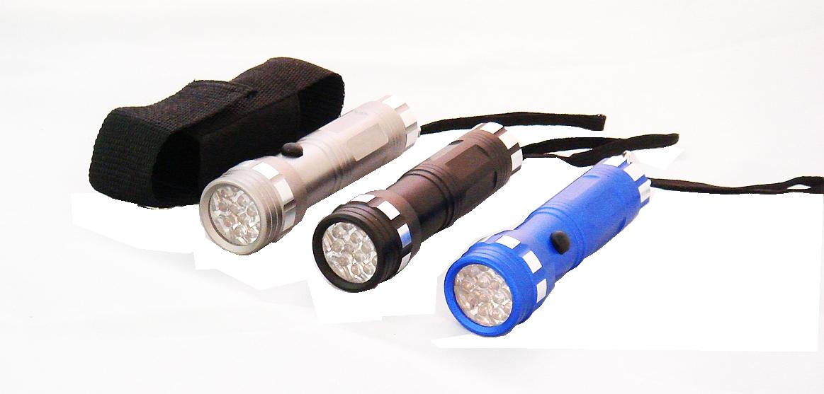 14 LED flashlight with 3 color